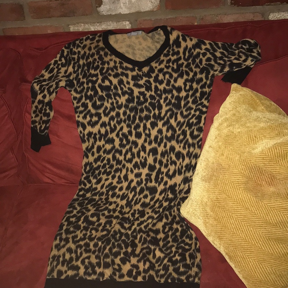 Cheetah print  Rose and Ali dress size small